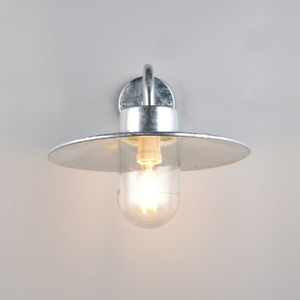 Trio Lighting Lampă de exterior Tana, culoare zinc, proiecție 41 cm Metal IP44, reglabil, Metalic, Metal