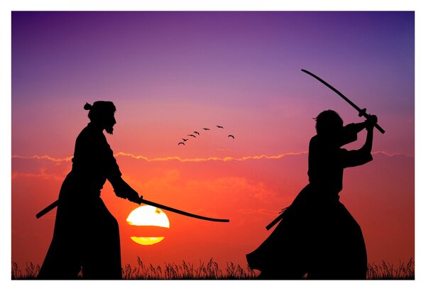 Tablou - Samurai (90x60 cm)