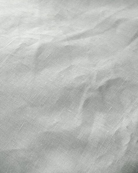 Set de lenjerie de pat din in Linen 150x200 cm culoare gri Țesătură semitransparentă, împletitură
