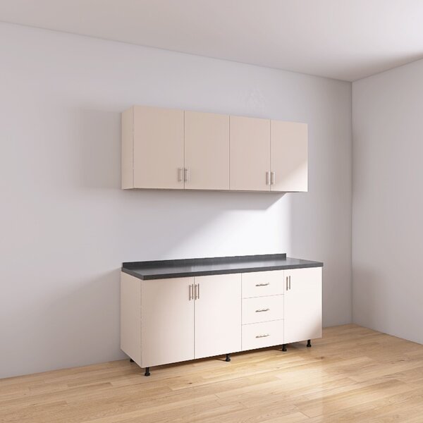 Set Bucatarie Modulara 160 cm, Culoarea Casmir, Pal 18mm, Blat Termorezistent