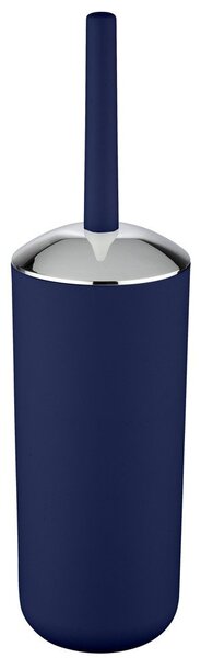 Recipient pentru perie BRASIL + perie WC, WENKO, albastru închis