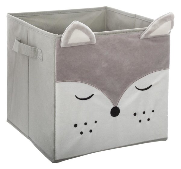 Containere textile ANIMAL, motiv pentru copii, 29x29x29 cm, vulpe