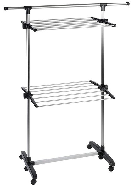 Uscător, oțel inoxidabil, 77-120 cm