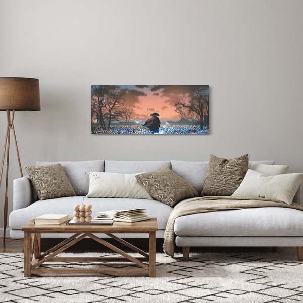 Tablou - Ilustrație a unui războinic (120x50 cm)