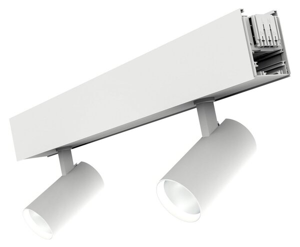 The Light Group Spot LED SLC Click, alb, 2 becuri, lungime 56 cm, CCT, DALI, reglabil, Alb, Camera de zi / sufragerie, Aluminiu, Modern