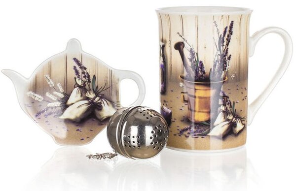 Set de ceai Setul Lavender 3 piese, BANQUET