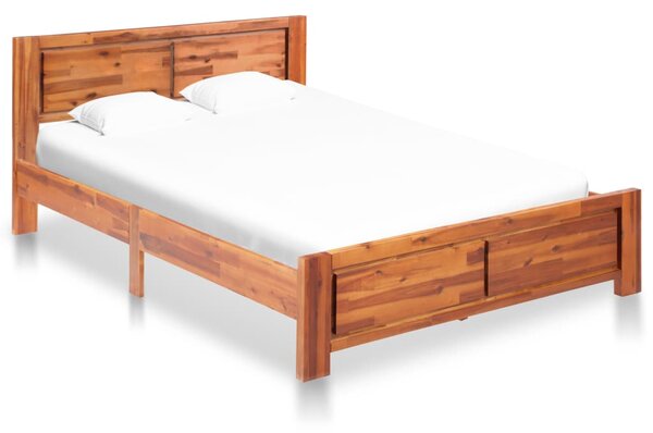 Cadru de pat, 120 x 200 cm, lemn masiv de acacia