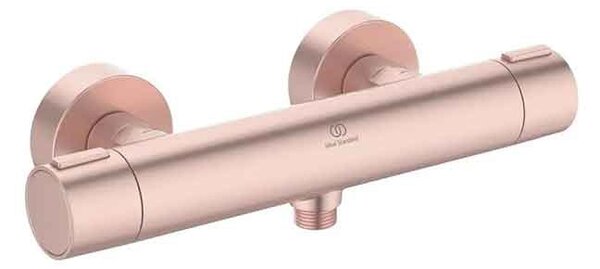 Baterie de duș termostatată Ideal Standard, Ceratherm Alu+, rose mat