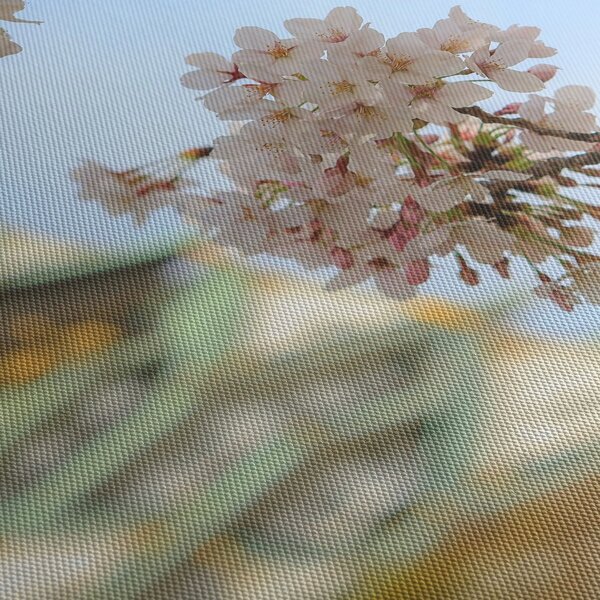 Tablou - Sakura (cu ceas) (90x30 cm)