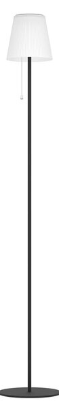 EGLO Lampă solară cu LED pentru terasă Scordiano-L, negru, înălțime 120 cm, Negru, Metal, Modern