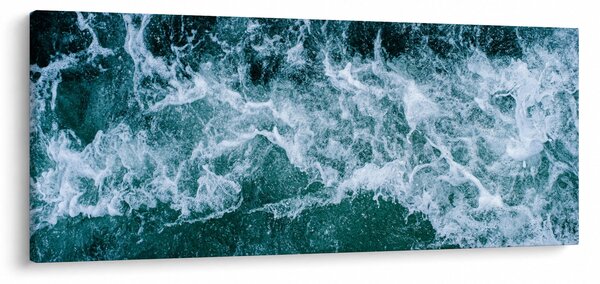 Tablou - Valuri oceanice (120x50 cm)