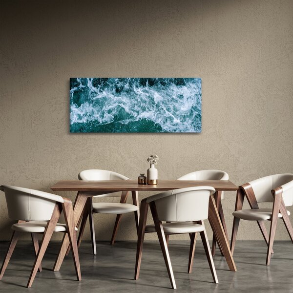 Tablou - Valuri oceanice (120x50 cm)