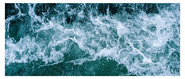 Tablou - Valuri oceanice (120x50 cm)