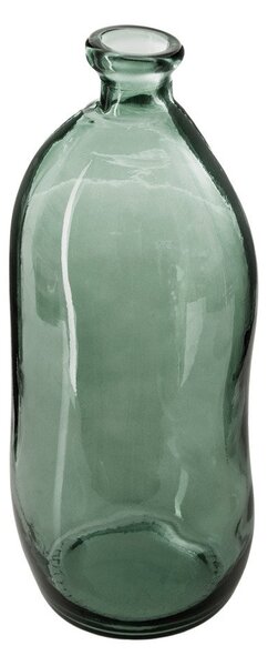 Vază pentru flori tăiate, sticlă, 35 cm, verde