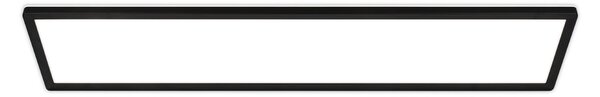 B.K. Licht Panou LED Shallow on/off, 98 x 20 cm, negru, 840 Backlight, Negru, Studiu / Birou, Plastic
