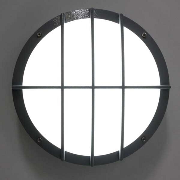 Akzentlicht Aplică de perete Sun 8 LED-uri aluminiu turnat sub presiune, 3,000K 13W, Negru, Hol, Plastic, Modern
