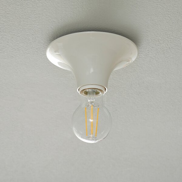 Artemide Teti plafonieră de design, albă, reglabil, Alb, Camera de zi / sufragerie, Plastic, Design, Plafon rotund direct