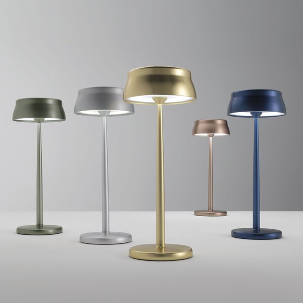 Zafferano Sister Light Lampă de masă cu LED Light,, reglabil, Verde, Camera de zi / sufragerie, Metal, Modern