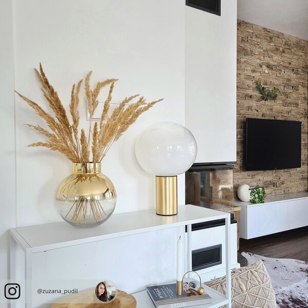 Artemide Laguna 16 lampă de masă bronz, Bronz / Alamă Veche, Camera de zi / sufragerie, Sticlă, Design