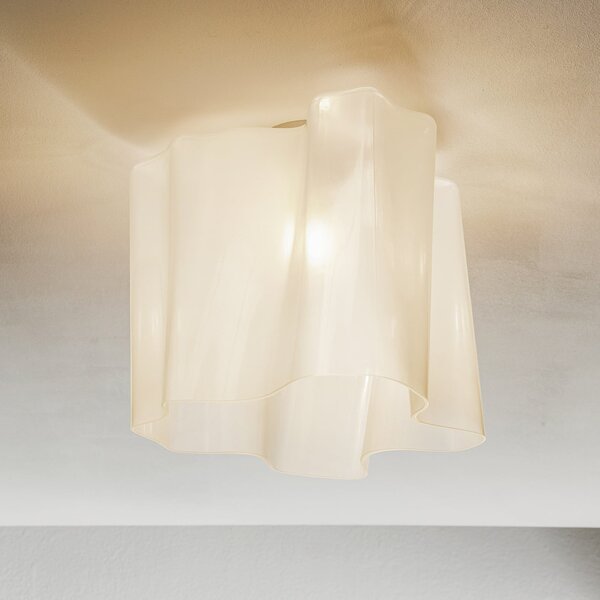 Artemide Logico plafonieră 40x40 cm alb, reglabil, Alb, Camera de zi / sufragerie, Sticlă, Design