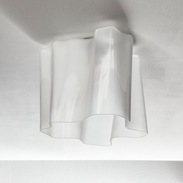 Artemide Logico plafonieră 40x40 cm alb, reglabil, Alb, Camera de zi / sufragerie, Sticlă, Design
