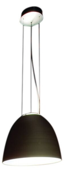 Artemide Nur Mini lampă suspendată LED, antracit, reglabil, Negru, Camera de zi / sufragerie, Metal, Design