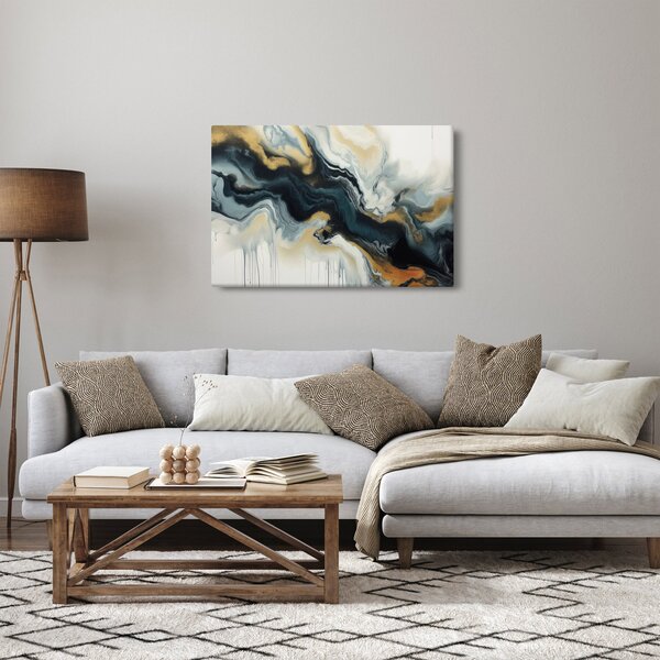Tablou - Desen marmorat (90x60 cm)