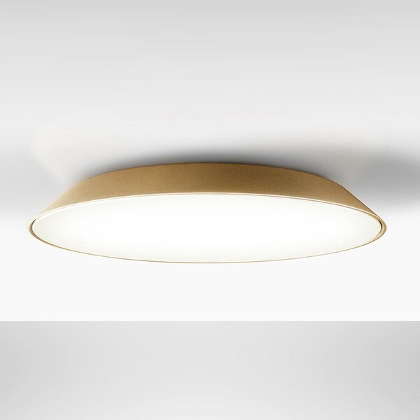 Artemide Febe plafonieră LED gri porumbel 3.000K, reglabil, Gri, Camera de zi / sufragerie, Plastic, Modern