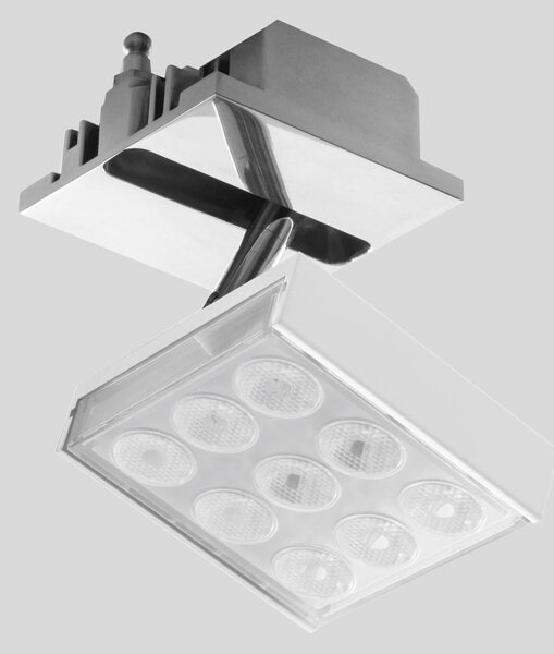 Artemide PAD80 plafonieră LED, Alb, Hol, Metal, Design, Luminile încastrate unghiulare