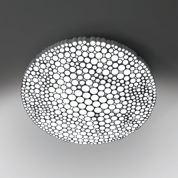 Artemide Calipso plafonieră LED, 3.000 K aplicație, reglabil, Alb, Camera de zi / sufragerie, Plastic, Design