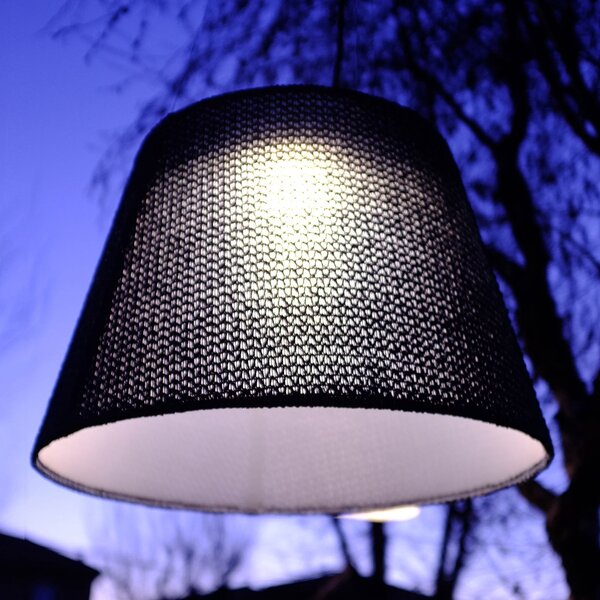 Artemide Tolomeo lampă LED susp exterior, negru, Negru, Metal, Design
