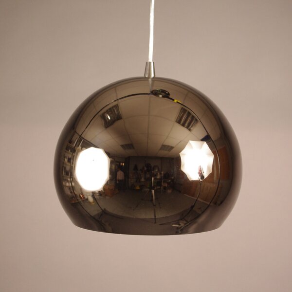 Aluminor Bulle lampă suspendată, reglabil, Negru, Camera de zi / sufragerie, Metal, Modern