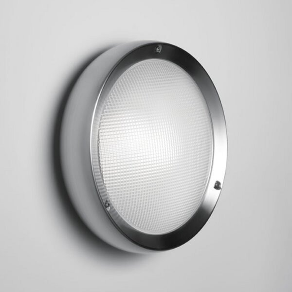 Artemide Niki Aplică de exterior din oțel inoxidabil satinat, reglabil, Metalic, Metal, Modern