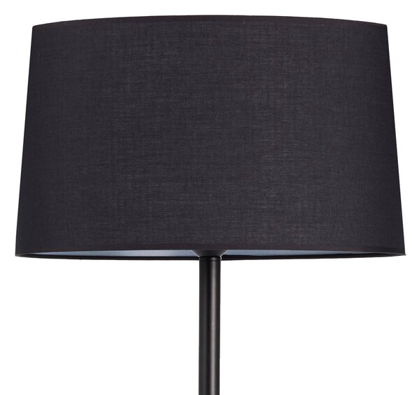 Aluminor Mikados LS lampadar, elemente din oțel și lemn, Negru, Camera de zi / sufragerie, Metal, Modern
