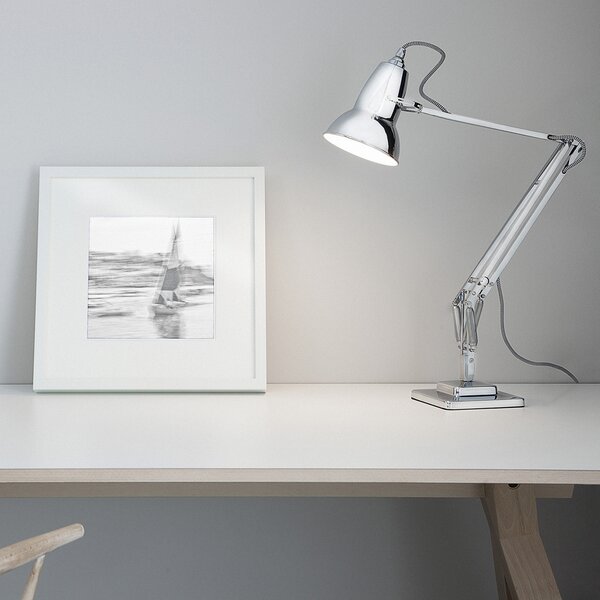 Anglepoise Lampa de masă Original 1227 cromată, Metalic, Studiu / Birou, Metal, Design industrial
