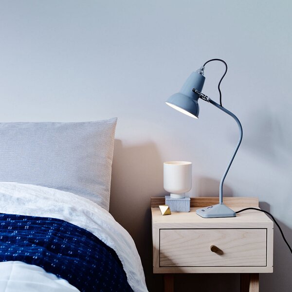 Anglepoise Original 1227 Mini Table, gri proumbel, Gri, Studiu / Birou, Metal, Design industrial