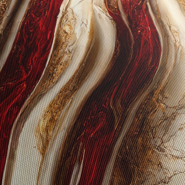 Tablou - Aur - textură albă (120x50 cm)