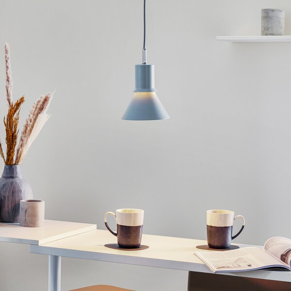 Anglepoise Lampă suspendată Type 80, gri ceață, Gri, Camera de zi / sufragerie, Metal, Design