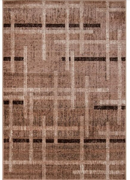 Covor Sufragerie Dormitor, Model Mira 24009 133, Dreptunghiular, Maro 50x80