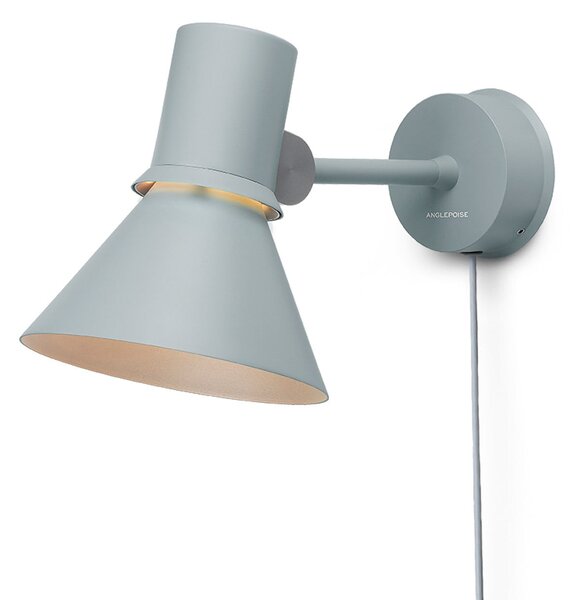 Anglepoise Type 80 W1 aplică cu ștecăr gri, Gri, Camera de zi / sufragerie, Metal, Design