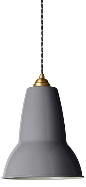 Anglepoise Lampa suspendată Original 1227 Brass Midi, gri, reglabil, Gri, Camera de zi / sufragerie, Metal, Design