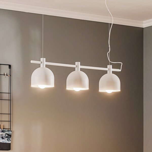 ALDEX Lampă suspendată 976, 3 becuri, alb, reglabil, Alb, Camera de zi / sufragerie, Metal, Scandinavă