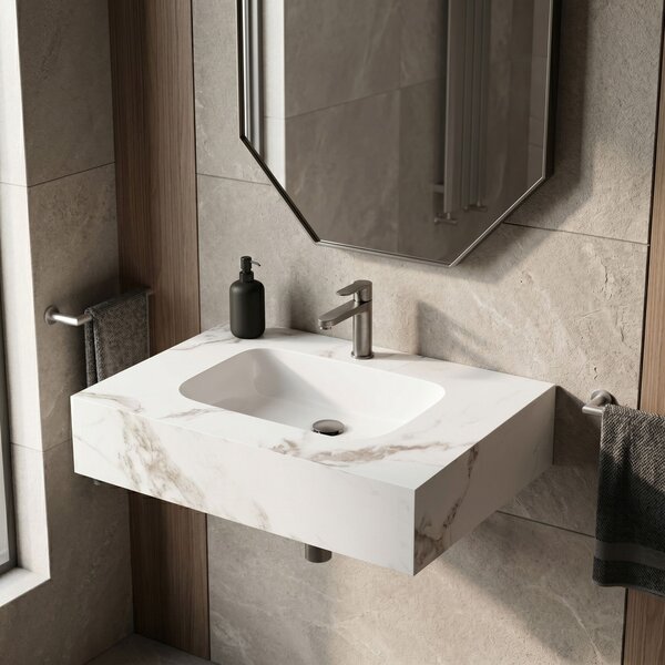 Lavoar suspendat REA Aresa Cold Jade 70