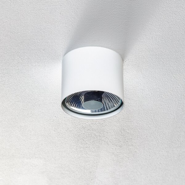 ALDEX Spot de tavan Bot, alb, 1 bec, reglabil, Alb, Camera de zi / sufragerie, Metal