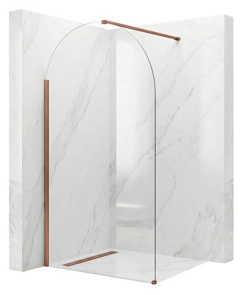 Rea Heaven, Paravan de duș walk-in 100 cm, cupru mat, REA-K6687
