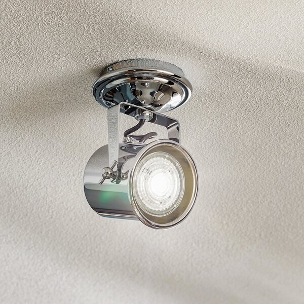 Argon Spot de tavan Canico, 1 bec, crom, reglabil, Metalic, Camera de zi / sufragerie, Metal, Modern