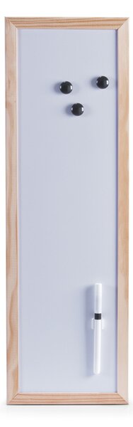 Tabla magnetica alba cu marker, 20 x 60 cm