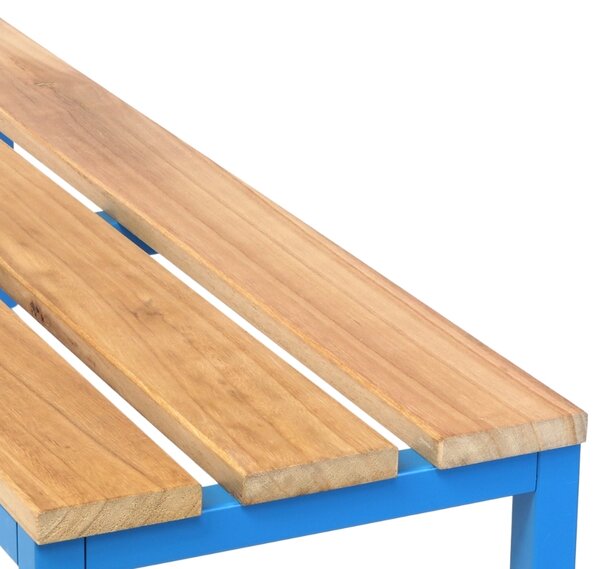 Bancă pentru dressing 100 x 35 x 45 cm, albastru - RAL 5012