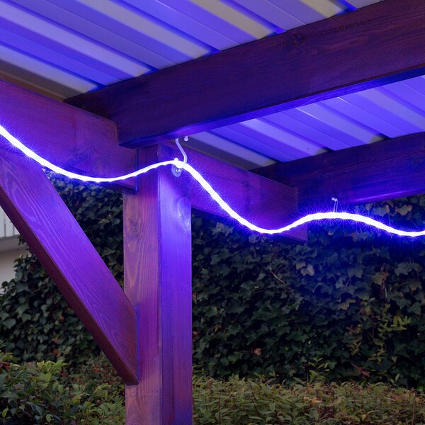 Briloner Bandă LED RGB Ora pentru exterior, inclusiv FB, 500 cm, reglabil, Alb, Plastic, Modern