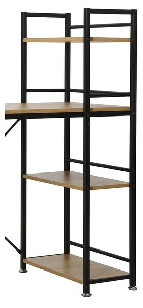 Birou Clyde, stejar / negru